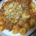 てぃみーー's cooksnap of when they made じゃがいものニョッキのボロネーゼソース.