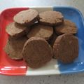 チョコチョコかえる's cooksnap of when they made マクロビ☆全粒粉ココアクッキー☆.