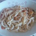 こうママ♡'s cooksnap of when they made ウチのズボラ飯❤キムチ豆乳スープパスタ❤.