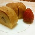 らっきょ◎'s cooksnap of when they made バナナミルクレープロールケーキ☆簡単.