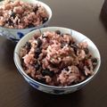 ポメちょん's cooksnap of when they made 薬膳ノススメ！疲労回復に、簡単黒豆ごはん.