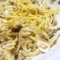 サトモユリア's cooksnap of when they made カマンベールチーズ＆豆乳でカルボナーラ★.