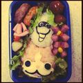 花と虎's cooksnap of when they made 妖怪ウォッチ☆ウィスパー★キャラ弁☆.