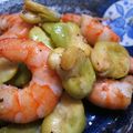 りのひめ's cooksnap of when they made *春色♪えびとそら豆のガーリックソテー*.