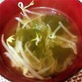 ohanap's cooksnap of when they made ■糖質制限■もやしわかめスープ簡単ランチ.
