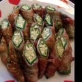 kyantan's cooksnap of when they made オクラの豚肉巻き.
