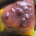 きらり流れ星's cooksnap of when they made レンジでチン！かぼちゃとあずきの練乳がけ.
