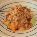 mimioui＊'s cooksnap of when they made アボカド納豆～キムチのせ.