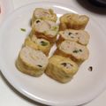 たけのこ☆きのこ's cooksnap of when they made 鶏ひき肉の油揚げ巻！.