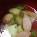 yougoat's cooksnap of when they made ウインナーとじゃが芋のコンソメスープ.