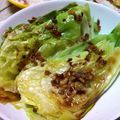 ことあや☆ママ's cooksnap of when they made 春キャベツの蒸し焼きアンチョビソース.