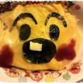 梨の華's cooksnap of when they made キャラご飯★あんぱんまんオムライス.