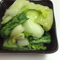 sayogon's cooksnap of when they made チンゲン菜の辛子漬け.