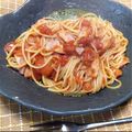 うにょ～ん's cooksnap of when they made にんにくが決め手♡簡単トマトパスタ♡.