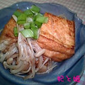 妃と姫's cooksnap of when they made えのきと厚揚げのバター醤油炒め.