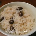 ゆみ‘ｓカフェ's cooksnap of when they made ホクホク☆ほんのり香るむかごご飯☆.