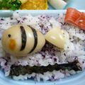 みかぱちこ's cooksnap of when they made うずら卵で✿おさかなちゃん✿キャラ弁.