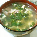 めありー。's cooksnap of when they made ◆簡単◆豆苗の中華スープ♪.