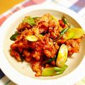 komutatata's cooksnap of when they made スパイシー☆豚肉とネギの旨辛炒め.