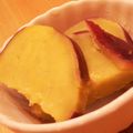 ym15's cooksnap of when they made さつまいも＊はちみつレモン煮.