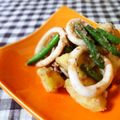 まきーころ's cooksnap of when they made ✿いかとじゃが芋のアンチョビ炒め✿.