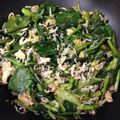 あきのすけ☆'s cooksnap of when they made 超簡単！小松菜と油あげの炒めもの.