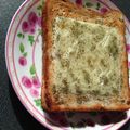 あざらしの赤ちゃん's cooksnap of when they made バジルチーズトースト.