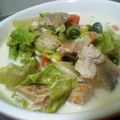 maruru-nn's cooksnap of when they made 秋鮭の石狩ミルクスープ★ノンオイル.