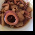 sorara45's cooksnap of when they made いかとじゃがいもの甘辛煮.