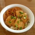 牛乳は万能's cooksnap of when they made カフェごはん♪カレイと蓮根のテリヤキ丼.