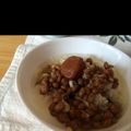 ドゥラえもん's cooksnap of when they made 便秘解消★納豆茶漬け　.