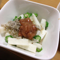ゆいまる〜's cooksnap of when they made 長芋とおくらのとろろ昆布和え　梅わさび風.