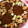 kaori5548's cooksnap of when they made *ハート no チョコチーズケーキ*.