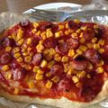 Guguminori's cooksnap of when they made 簡単に出来るピザ生地でpizza.