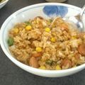 のちろび☆'s cooksnap of when they made ＊ルクエde卵のっけ☆カレーピラフ＊.