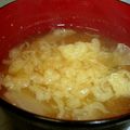 あっちゃんさまさま's cooksnap of when they made ✿玉ねぎと揚げ玉のお味噌汁✿.
