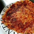 いく0810's cooksnap of when they made フライパンで★焼きチーズのケチャご飯ピザ.