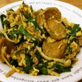 ダイエット筋トレマン's cooksnap of when they made 簡単！カレー風味♡豚肉のニラ玉もやし炒め.