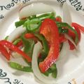 きらり流れ星's cooksnap of when they made 酢玉ねぎ＆炒めた玉ねぎ・パプリカの和え物.
