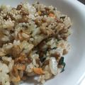 cazun's cooksnap of when they made 納豆チャーハンwith大葉.