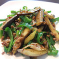 サキマキ's cooksnap of when they made ナスとピーマンと挽き肉のオイスターソース炒め.