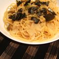 buleplanet's cooksnap of when they made 簡単！茄子のコンソメパスタ.