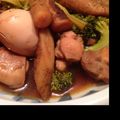 jambo☆mama's cooksnap of when they made ♡鶏もも肉とゴボウの黒酢甘辛煮♡　.