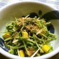 meg115's cooksnap of when they made 豆苗とコーンの梅わさびチーズ和え.