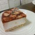 ちひろのかぁしゃん's cooksnap of when they made ✿イチゴたっぷりチーズケーキ✿.