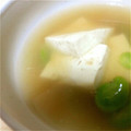MofeMofee's cooksnap of when they made そら豆の♪とろとろ豆腐.