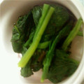 まじちか's cooksnap of when they made 手抜きさんへ☆ほうれん草と塩昆布の和え物.