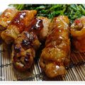 MarsaM's cooksnap of when they made ﾐｮｳｶﾞ・大葉・梅を豚肉で巻き巻き♪.