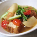 ちーはる's cooksnap of when they made かぶとトマトと厚揚げの簡単煮.