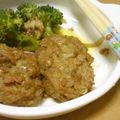 だっち・なり's cooksnap of when they made もやし＆豆腐の照り焼きハンバーグ.